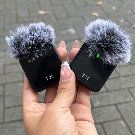 MICRÓFONOS X2 🎤 CON AISLAMIENTO DE RUIDO - F11-2 🔕