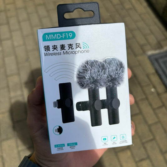2X MICRÓFONOS INALAMBRICOS 🎤 CON CORTAVIENTOS 🍃
