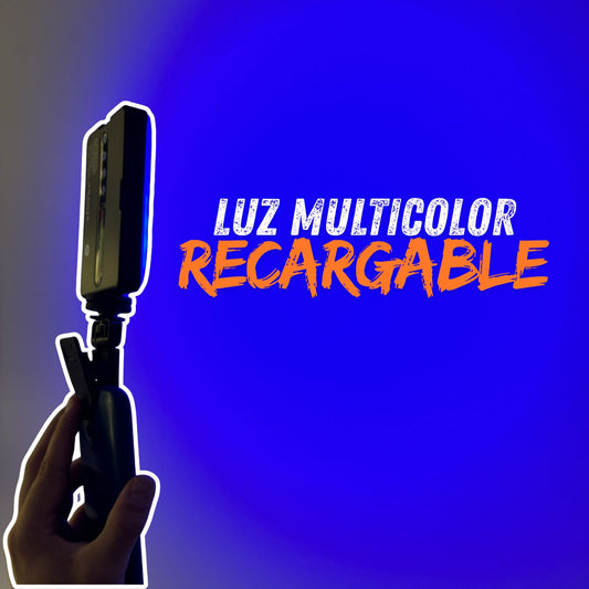 LUZ MULTICOLOR RECARGABLE 🌈 M160