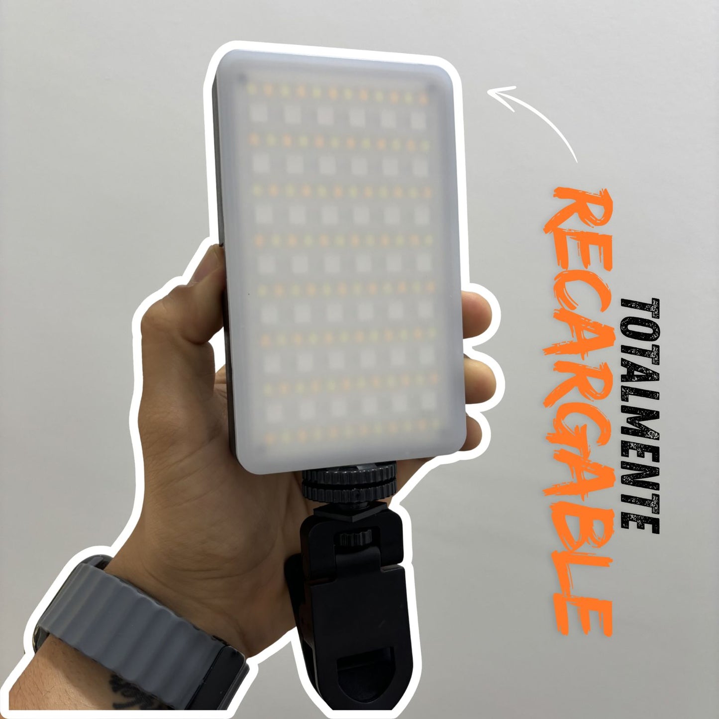 LUZ MULTICOLOR RECARGABLE 🌈 M160